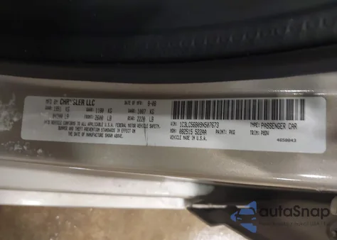 2009 Chrysler Sebring Touring from USA, damaged, VIN 1C3LC56B09N507673